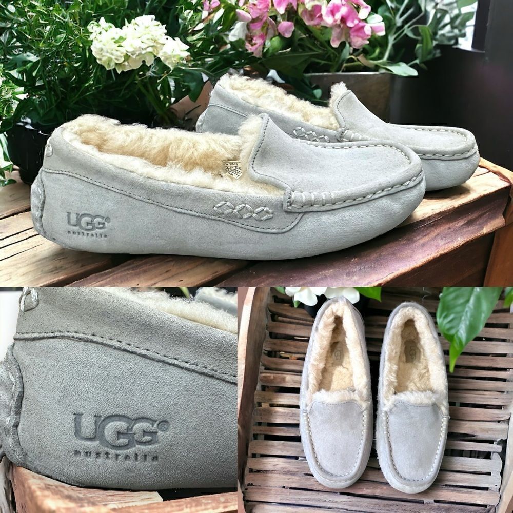 🔥🔥UGG Ansley Water Resistant Slippers Cozy comfy Loafers Size 6